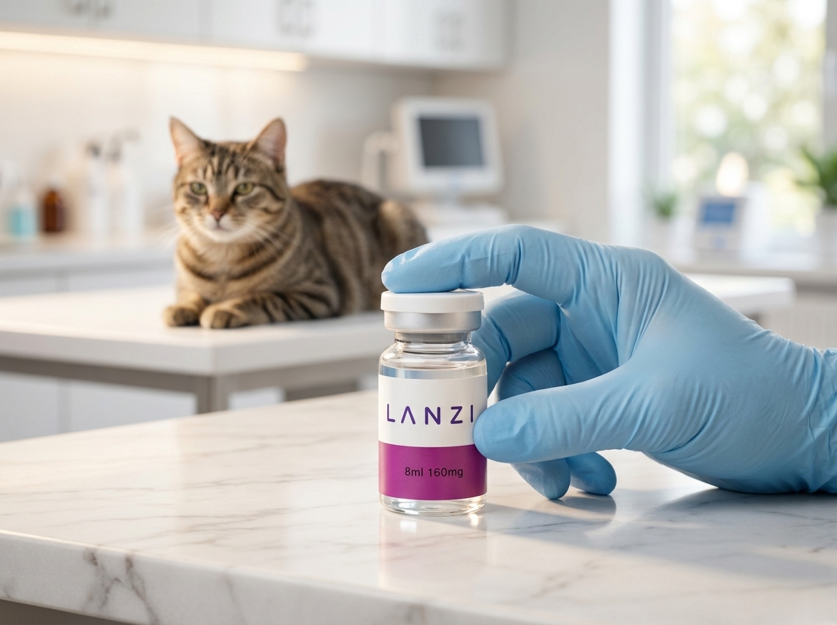 Vial GS-441524 LANZI — tratamiento inyectable para PIF en gatos